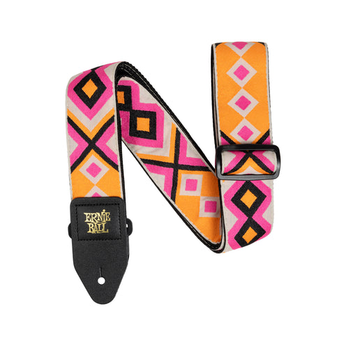 Ernie Ball Classic Jacquard Guitar Strap, Electric Diamond