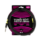 Ernie Ball 10 FT 1/4-inch TRS Male to 3.5mm TRS Female Headphone Extension Cable