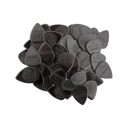 Ernie Ball P09137 0.97mm Nylon Heavy Guitar Picks, Pack of 12, Black