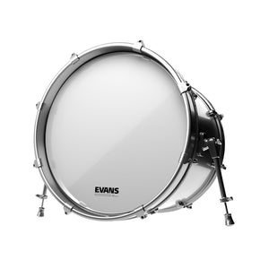 Evans BD20RSW-NP 20inch EQ3 Resonant Smooth White, No Port - Bass