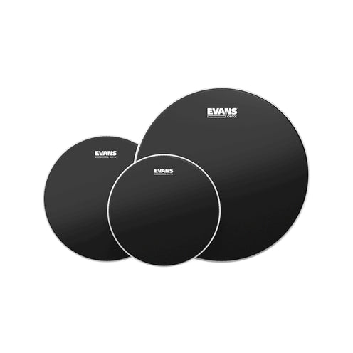 Evans ETP-ONX2-R Onyx Frost Coated Tom Pack (10,12,16inch) - Rock