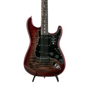 Fender American Ultra Limited Edition Stratocaster Electric Guitar, Ebony FB, Umbra Burst