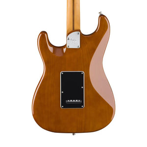 Fender American Ultra Limited Edition Stratocaster Electric Guitar, Ebony FB, Tiger