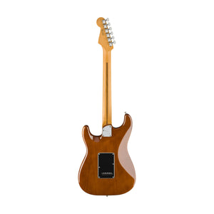 Fender FSR American Ultra HSS Stratocaster Electric Guitar, Ebony FB, Tiger