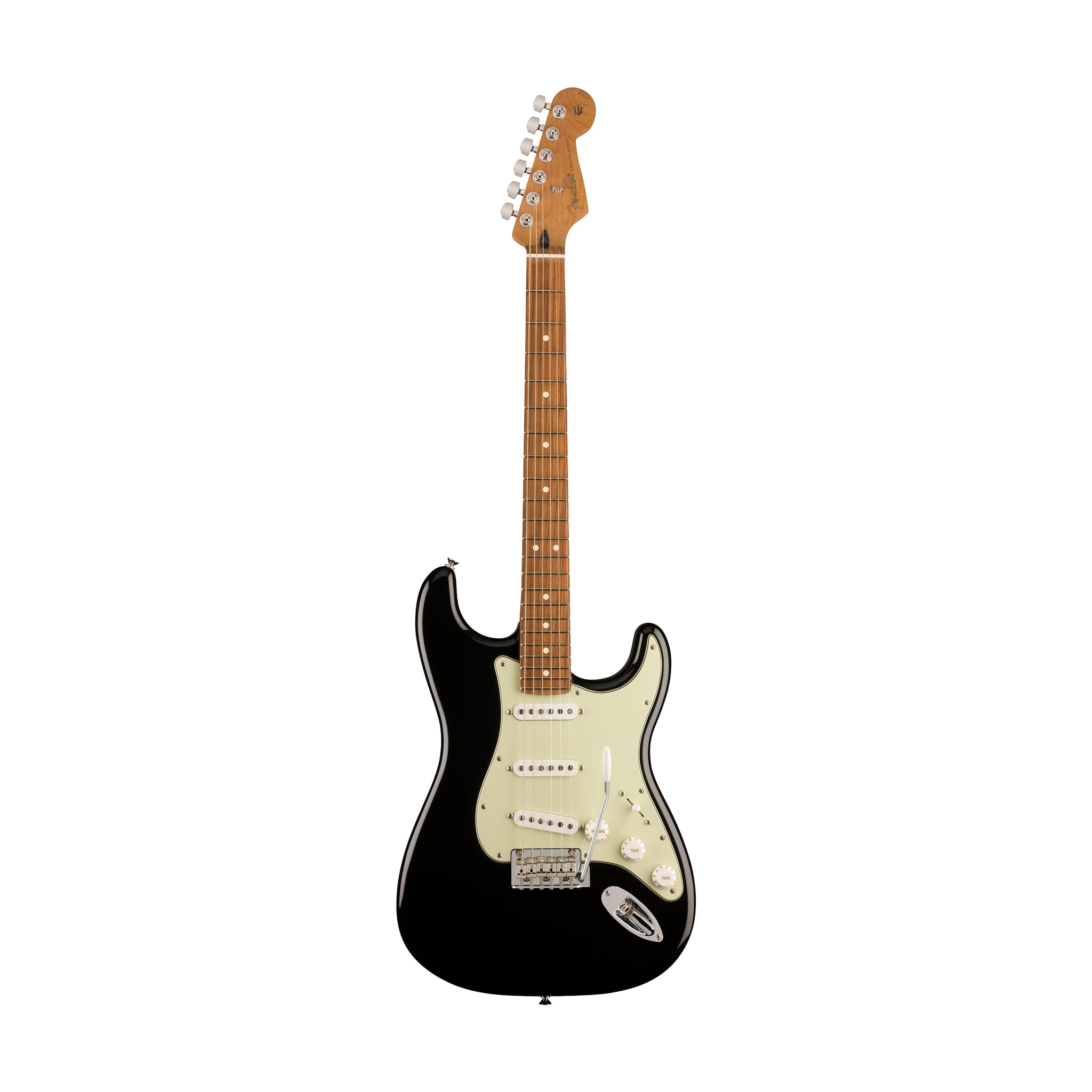 Fender FSR Player Stratocaster Fat 60s Electric Guitar, Roasted PF FB, Black