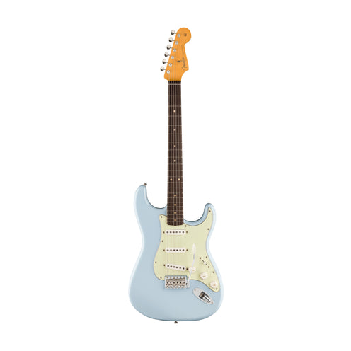 Fender Limited Edition Vintera II Roadworn 60s Stratocaster Electric Guitar, RW FB, Sonic Blue (B-Stock)