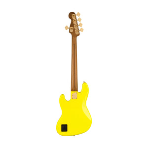Fender MonoNeon Jazz Bass V Guitar, Fluorescent Yellow