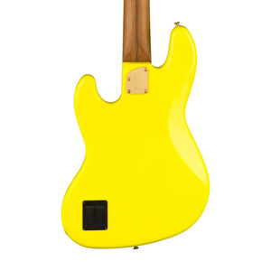 Fender MonoNeon Jazz Bass V Guitar, Fluorescent Yellow