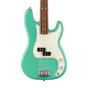 Fender Player Precision Bass Electric Guitar, Pau Ferro FB, Sea Foam Green