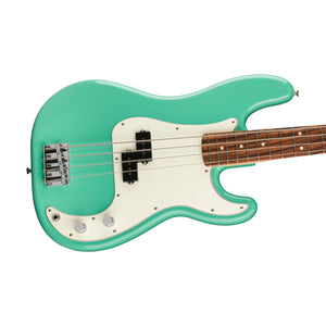 Fender Player Precision Bass Electric Guitar, Pau Ferro FB, Sea Foam Green