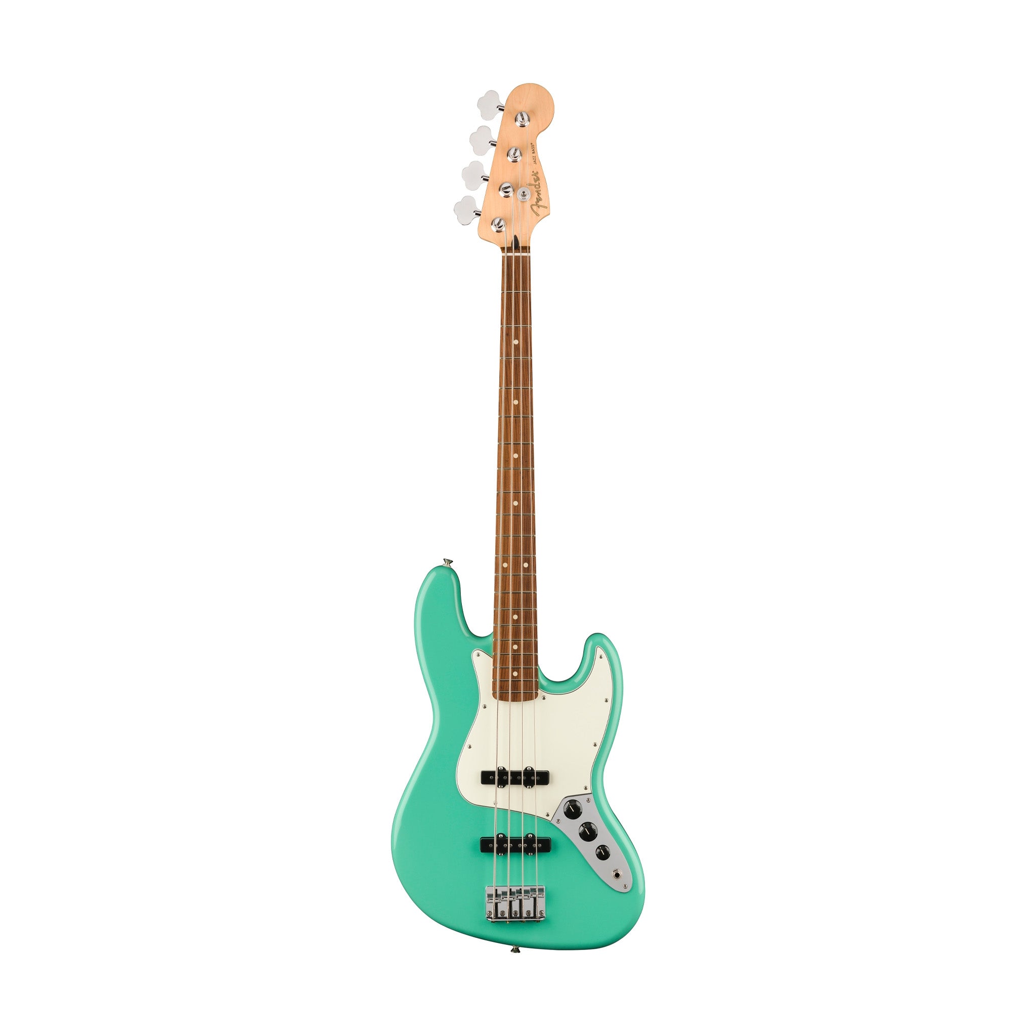 Fender Player Jazz Bass Electric Guitar, Pau Ferro FB, Sea Foam Green