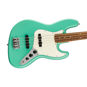 Fender Player Jazz Bass Electric Guitar, Pau Ferro FB, Sea Foam Green