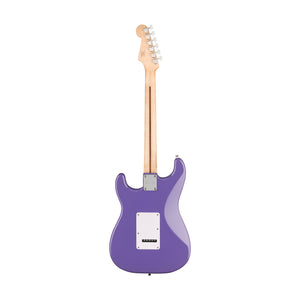 Squier Sonic Stratocaster Electric Guitar w/White Pickguard, Laurel FB, Ultraviolet