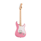 Squier Sonic Stratocaster HT H Electric Guitar w/White Pickguard, Maple FB, Flash Pink (B-Stock)