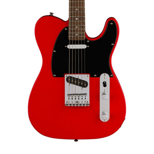 Squier Sonic Telecaster Electric Guitar w/Black Pickguard, Laurel FB, Torino Red