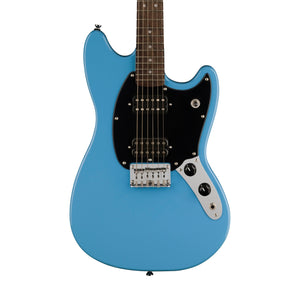 Squier Sonic Mustang HH Electric Guitar w/Black Pickguard, Laurel FB, California Blue