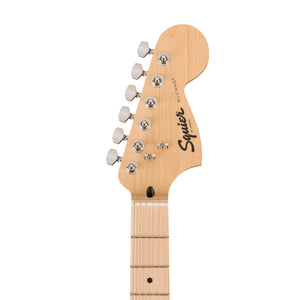 Squier FSR Sonic Mustang HH Electric Guitar w/White Pickguard, Maple FB, Sonic Blue