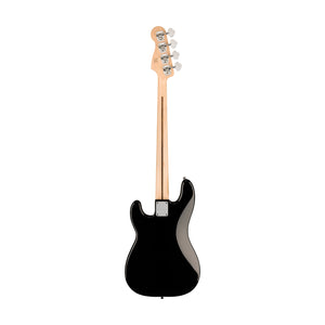 Squier Sonic Precision Bass Guitar w/White Pickguard, Laurel FB, Black