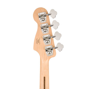 Squier Sonic Precision Bass Guitar w/White Pickguard, Laurel FB, Black