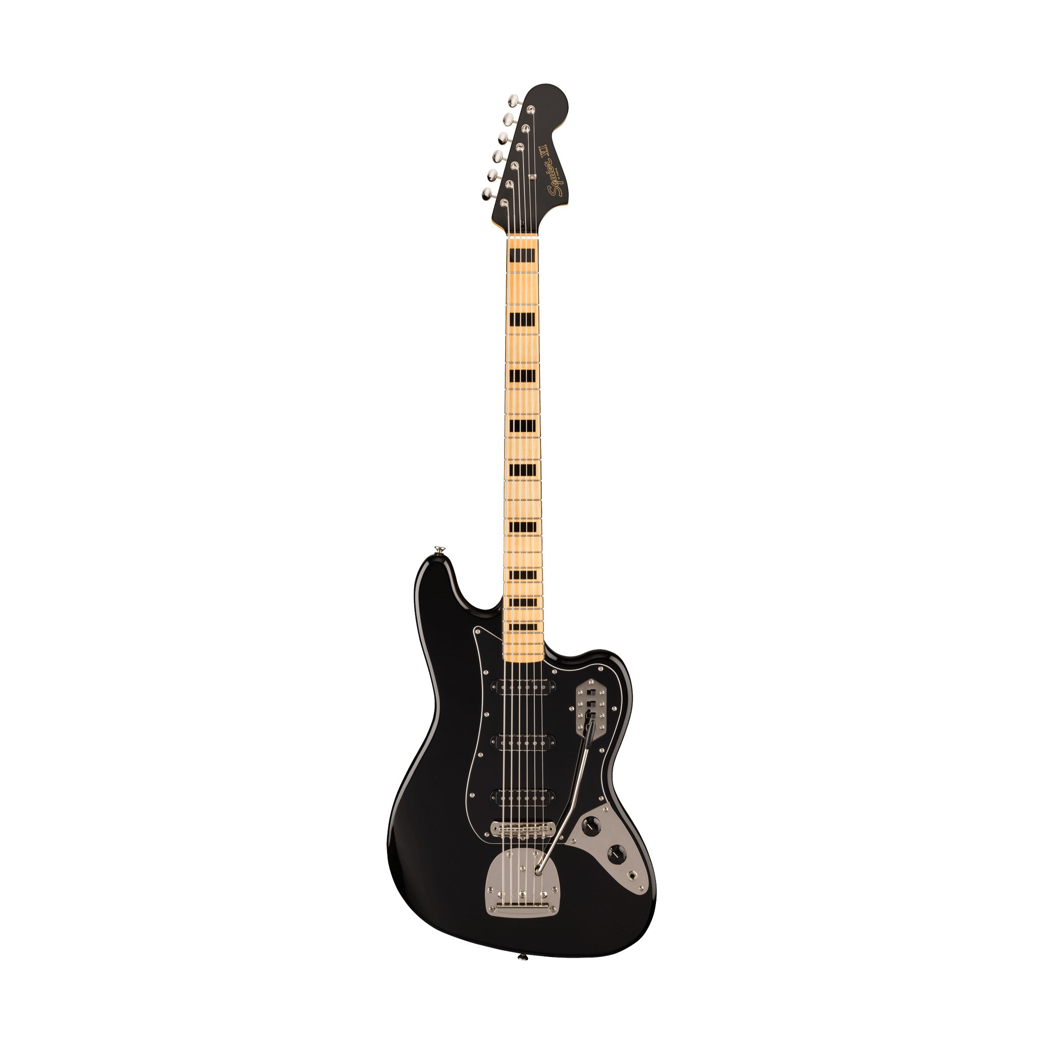 ベース Squier Bass VI Black by Fender Squier FSR Classic Vibe Bass VI Guitar, Maple FB, Black – Swee Lee