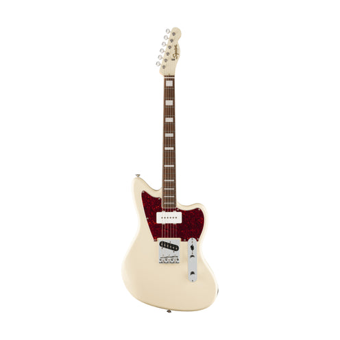 Squier Limited Edition Paranormal Offset Telecaster SJ Electric Guitar, Laurel FB, Olympic White
