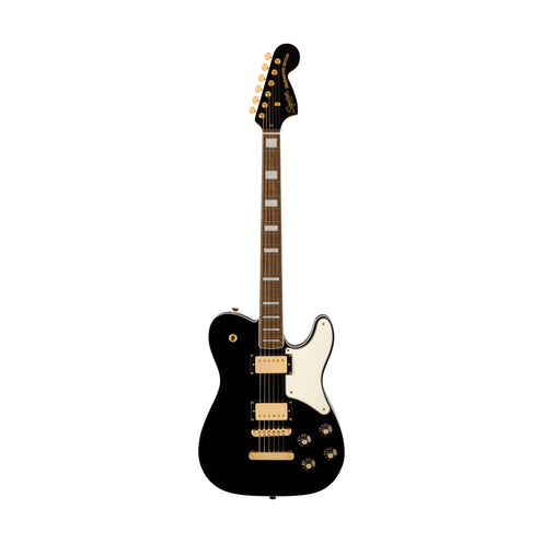 Squier Limited Edition Paranormal Troublemaker Telecaster Deluxe Guitar, Laurel FB, Black