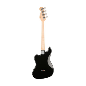 Squier Paranormal Rascal Bass HH Guitar, Laurel FB, Metallic Black