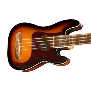 Fender Fullerton Precision Bass Ukulele, 3-Tone Sunburst