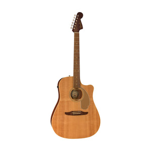 Fender California Redondo Player Acoustic Guitar, Walnut FB, Natural