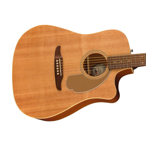 Fender California Redondo Player Acoustic Guitar, Walnut FB, Natural