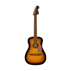 Fender California Malibu Player Small-Bodied Acoustic Guitar, Walnut FB, Sunburst
