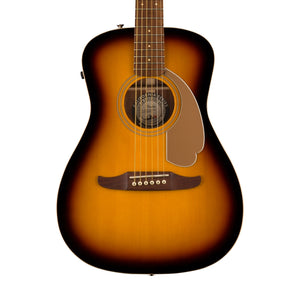 Fender California Malibu Player Small-Bodied Acoustic Guitar, Walnut FB, Sunburst