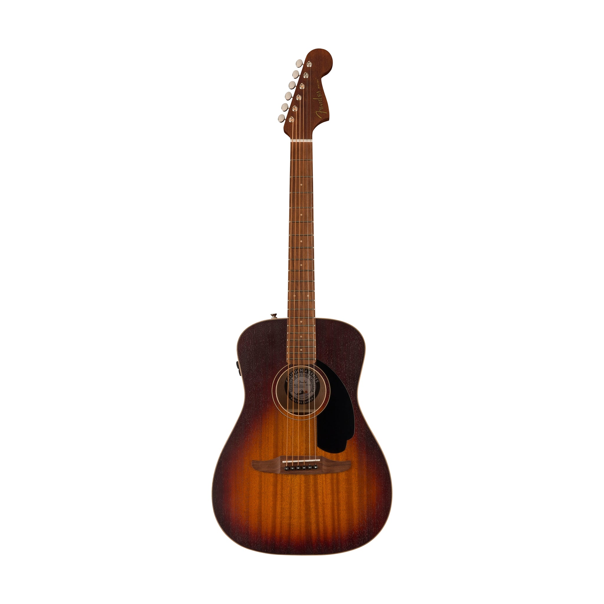 Fender Malibu Special Acoustic Guitar w/Bag, PF FB, Mahogany Top/Honey Sunburst