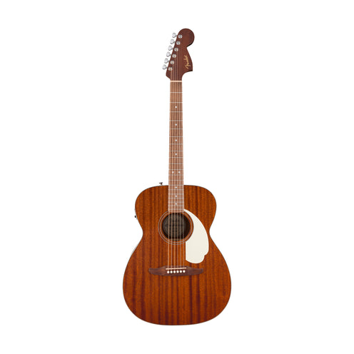Fender California Standard Monterey E Sapele Top Acoustic Guitar w/Ivory Pickguard, Natural