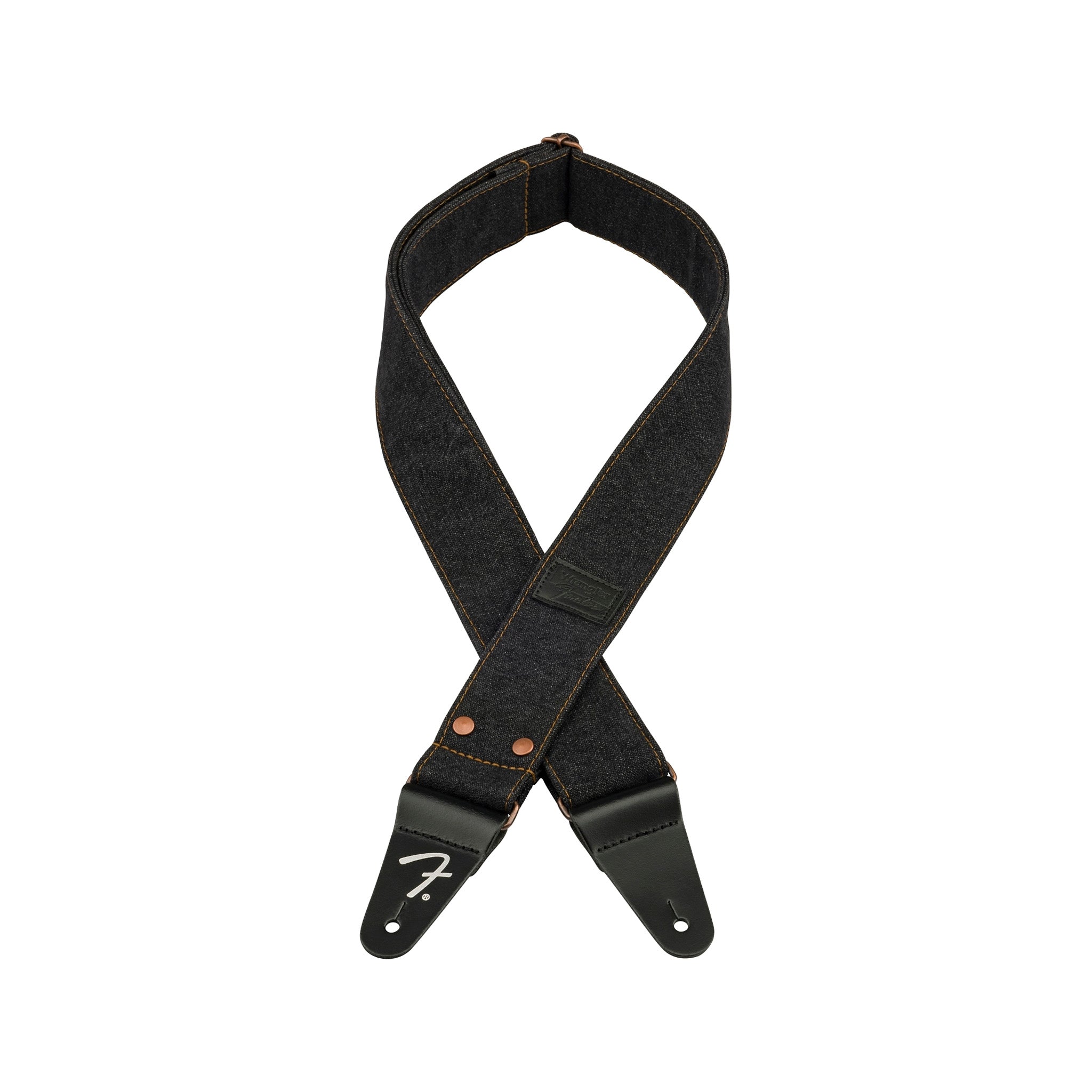 Fender X Wrangler Denim Guitar Straps, Black
