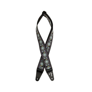 Fender Pasadena Woven Guitar Strap, Blue Lotus