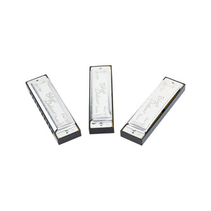 Fender Blues Deluxe Harmonica w/Case, 3-Pack
