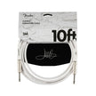 Fender Juanes 10ft Instrument Cable, Luna White