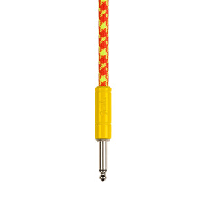 Fender MonoNeon 18.6FT Angled Instrument Cables, Orange