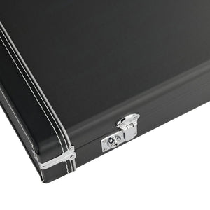 Fender Deluxe Ombré Stratocaster/Telecaster Guitar Case, Silver Smoke