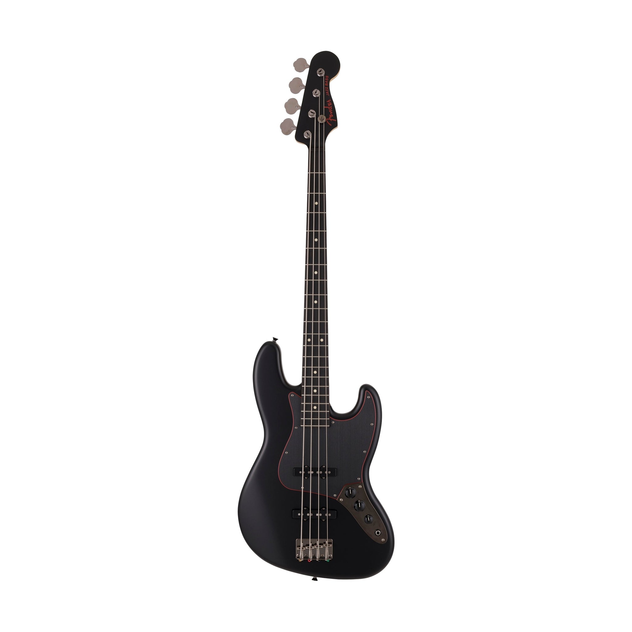 Fender Japan Ltd Ed Hybrid II Jazz Bass Guitar, Noir, RW FB, Black