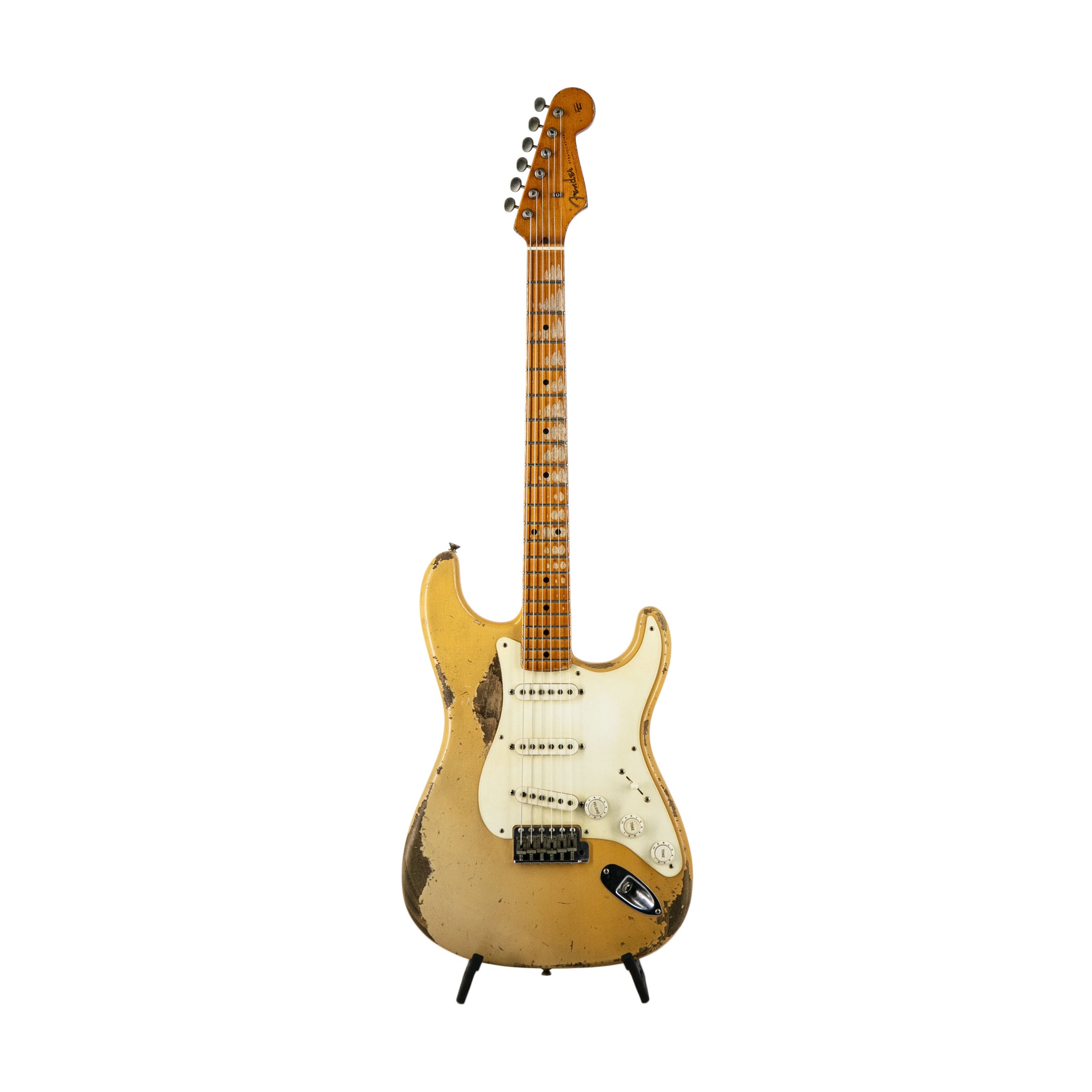 Fender Custom Shop Levi Perry Masterbuilt 1955 Stratocaster Heavy Relic, Aged Desert Sand