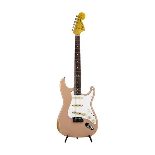 Fender Custom Shop Relic Stratocaster Pro Electric Guitar, Dirty Shell Pink