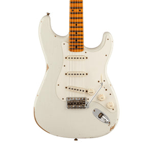 Fender Custom Shop Limited Edition Fat 1950s Stratocaster Relic Electric Guitar, Aged India Ivory