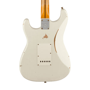 Fender Custom Shop Limited Edition Fat 1950s Stratocaster Relic Electric Guitar, Aged India Ivory