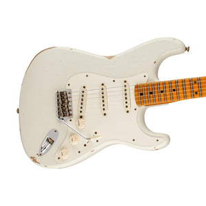 Fender Custom Shop Limited Edition Fat 1950s Stratocaster Relic Electric Guitar, Aged India Ivory