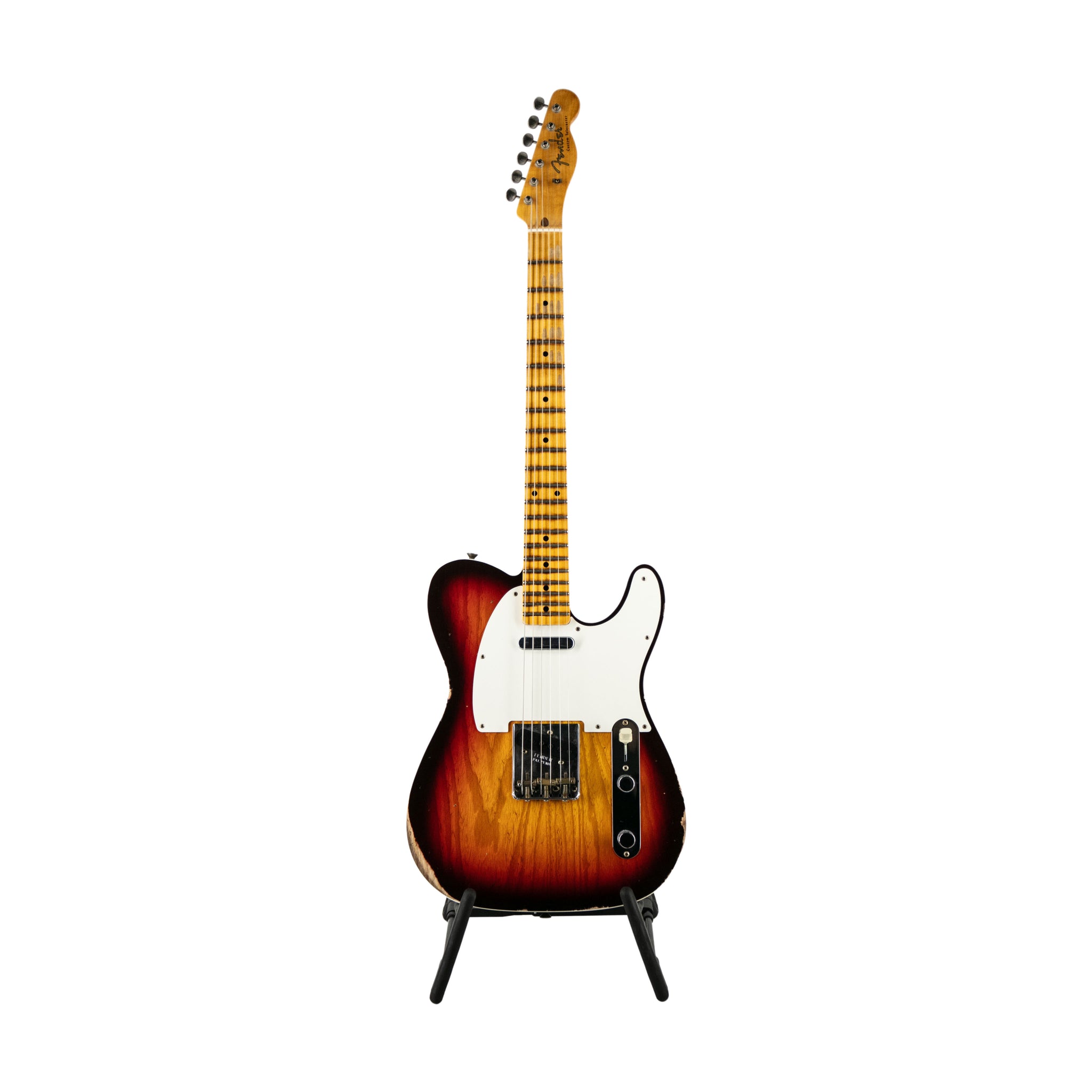 Fender Custom Shop 1959 Telecaster Custom Relic Electric Guitar, Wide Fade Chocolate 3-Color Sunburst