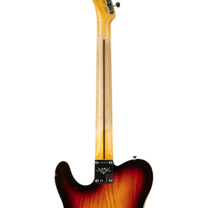 Fender Custom Shop 1959 Telecaster Custom Relic Electric Guitar, Wide Fade Chocolate 3-Color Sunburst
