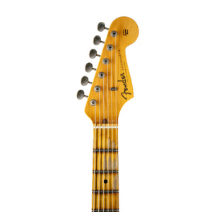 Fender Custom Shop Limited Edition 1956 Stratocaster Journeyman Relic Electric Guitar, Aged Black