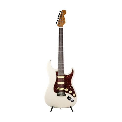 Fender Custom Shop American Custom Stratocaster Guitar, RW FB, Aged White Blonde